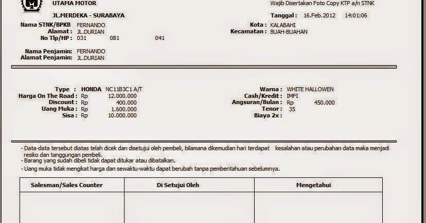 Andy pratama: Dokumen yang digunakan Siklus Pendapatan