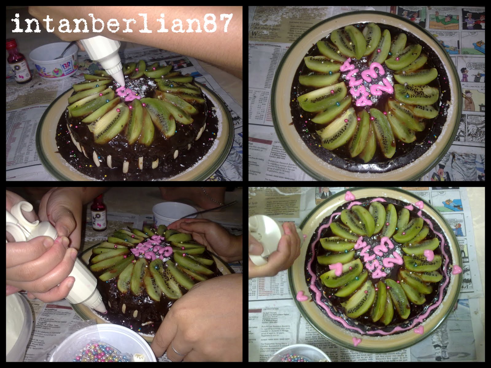 Resepi Kek Coklat Moist Mudah  Happy birthday to mama dan 