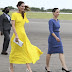 Kate Middleton Pops in Yellow Roksanda Dress & Heels in Jamaica 