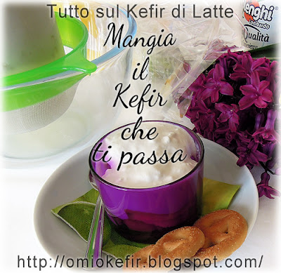 Il Kefir di latte denso e compatto da mangiare ogni giorno