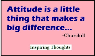 Inspiring Thoughts: Your Attitude Churchil Motivational Quotes