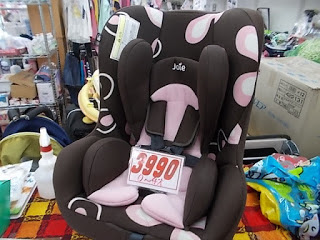 カトージ製チャイルドシート３９９０円、0歳～4歳対応ピンクブラウン