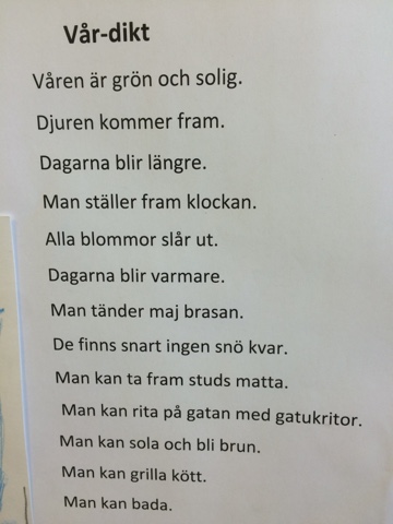 Vårdikter för barn