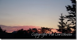 Solnedgang 20. august 2011