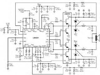 170W power amplifier LM4651 and LM4652