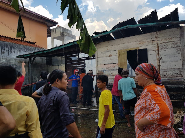 Kebakaran Tak Jauh Dari Kediaman Calon Walikota Pagaralam 