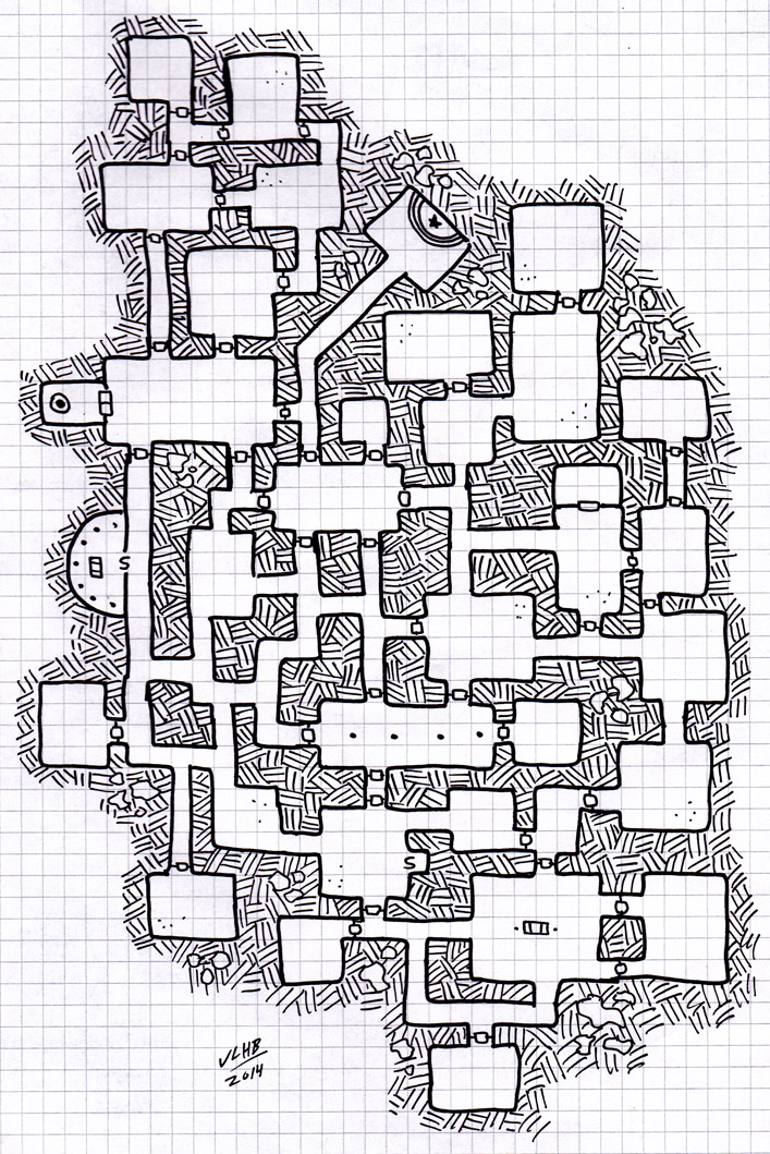 bernie the flumph dungeon of graphgrid mini map monday