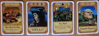 Four of the cards including 'Hello'!