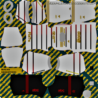 Kit DLS Flamengo 23 fora 1 ( Segunda Camisa )