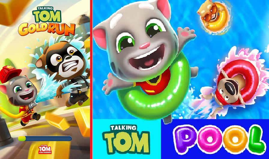 Download Talking Tom Gold And Pool Apk Mod Android Game Games Download