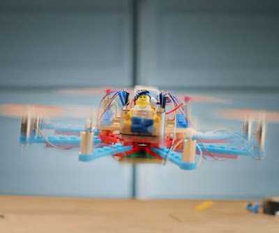 Flying Drone Kit - Flybrix Basic Make Your Own Drone Set, Using LEGO Bricks