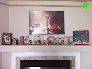 Nativity Christmas Mantel