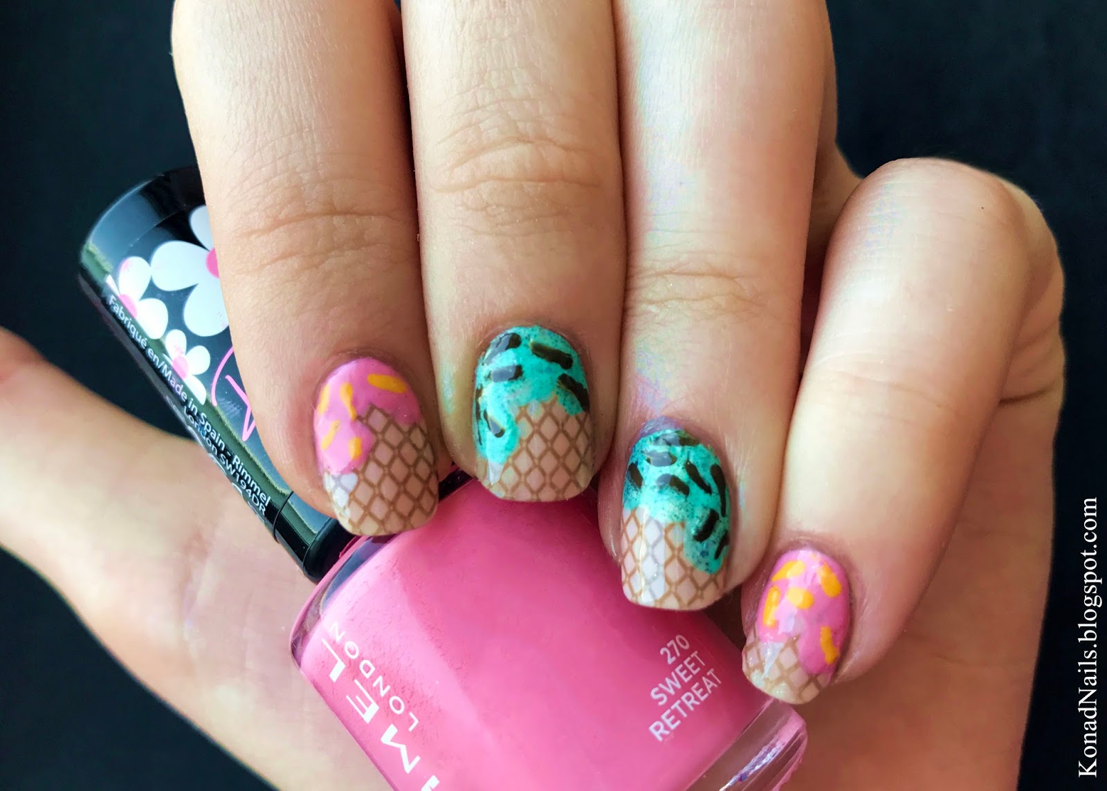 Ice Cream Nails Konad Addict Bloglovin