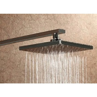  12" Oil Rubbed Bronze Square Color Changing LED Rain Shower Head