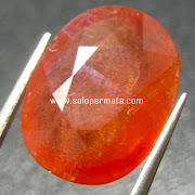 Batu Permata Orange Sapphire - 07K04