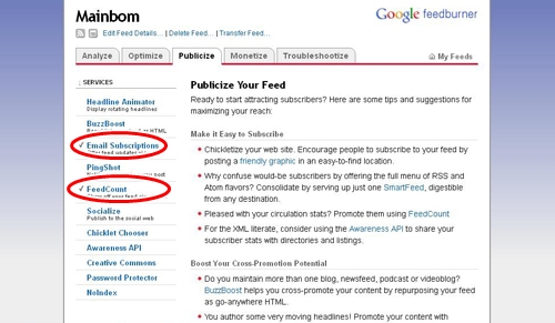 Cara Membuat Langganan Artikel Via Email atau Email Subscribe