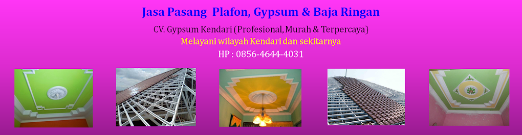 Toko Gypsum di Kendari: Distributor Baja Ringan Kendari