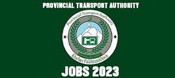 Provincial transport authority balochistan jobs 2023
