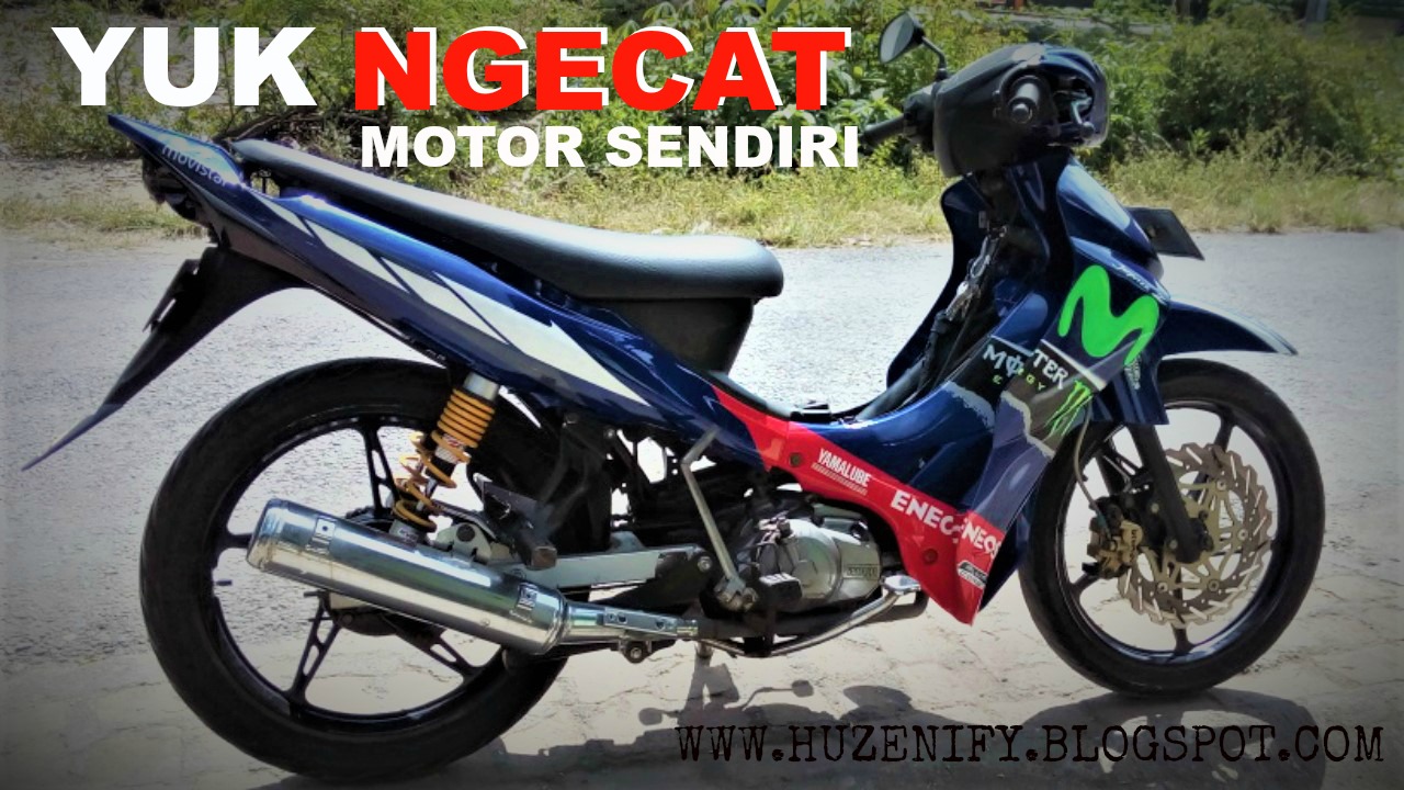 Cara Mengecat Motor Sendiri Yamaha Jupiter Z Livery Movistar Yamaha