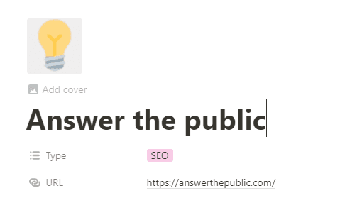 Ask The Public