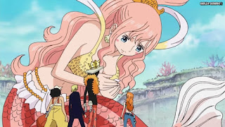 ワンピースアニメ 魚人島編 554話 しらほし | ONE PIECE Episode 554