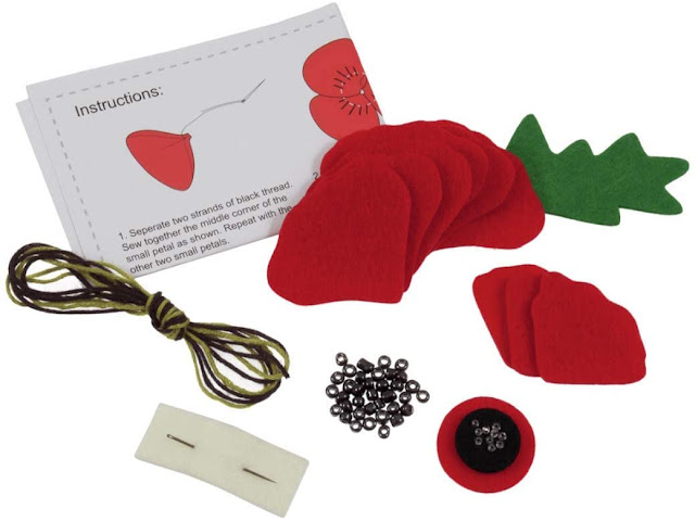 remembrance day  poppy kit