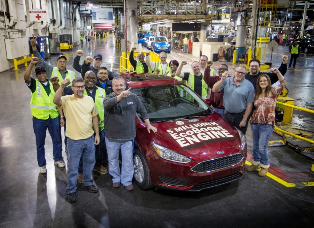 Ford Celebrates Production of 5-Millionth EcoBoost-Equipped Vehicle 