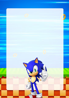 Fiesta de Sonic: Invitaciones para Imprimir Gratis.