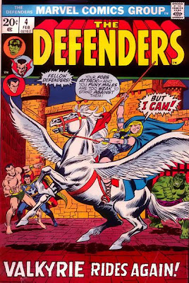 Defenders #4, the Barbara Norris Valkyrie makes her first ever appearance