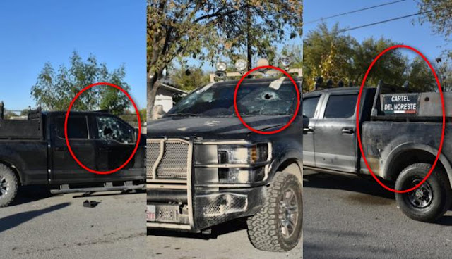 FOTOGALERIA: Así son las camionetas “Monstruo” que usaron sicarios del Cartel del Noroeste para topar a las autoridades y aterrorizar a la gente de Coahuila