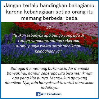  Kata-Kata Bijak Jangan Terlalu Bandingkan Kebahagiaanmu Dengan Kebahagiaan Orang Lain. #