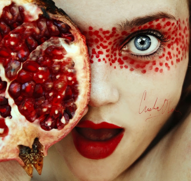 fruity self portrait by Christina Otero