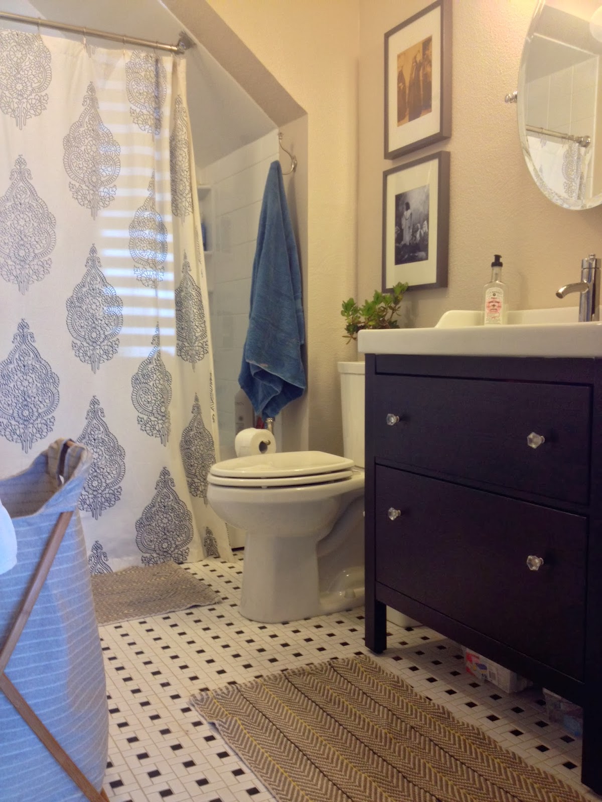 Copy Cat Chic: Copy Cat Chic Room Redo | Contemporary Bathroom ...