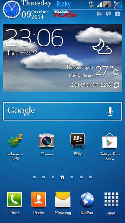 Cusrom Galaxy S4 for advan s5e Cusrom Galaxy S4