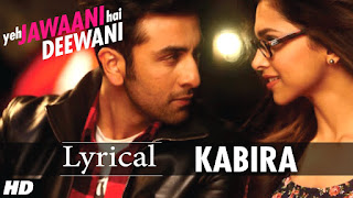 Guitar chords Kabira from Yeh jawani hai deewani