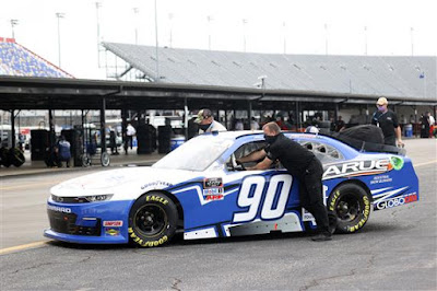 #90 Larue Snowblowers/rousseau Chevrolet, driven by  Alex Labbe #NASCAR Xfinity Series