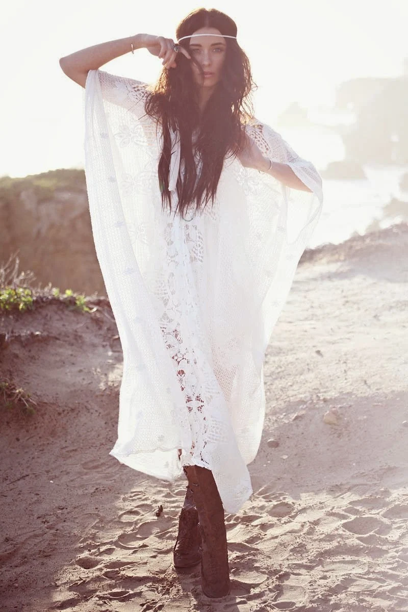 Free People - bohemian wedding shoot featuring Kate Zubok