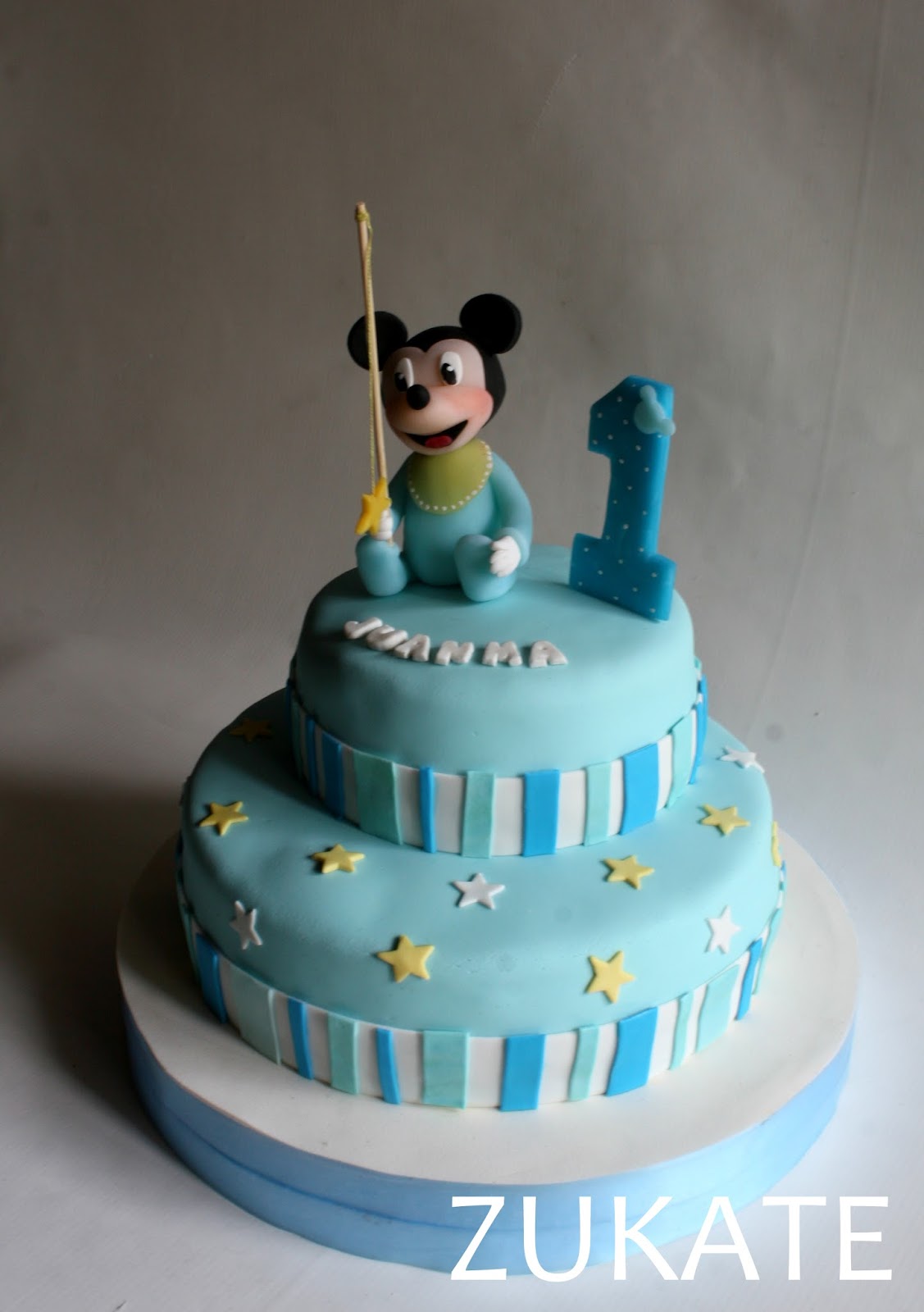 Torta De Mickey Mouse Bebe Para Juanma Zukate