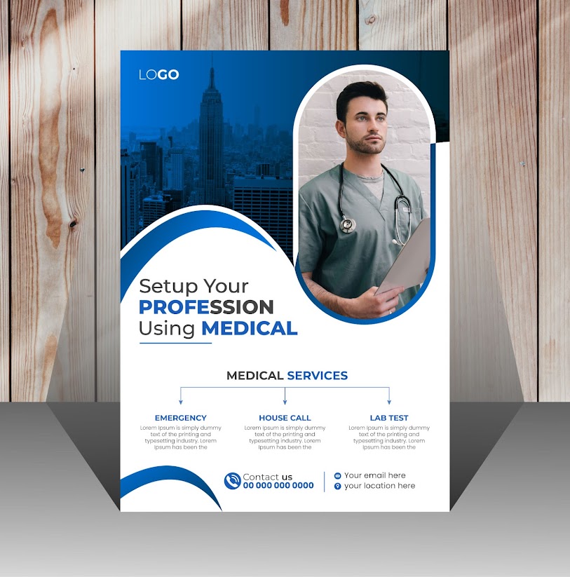 Professional medical flyer design