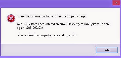How to Fix System Restore Error 0x81000203 : Easy Fix On Windows Os
