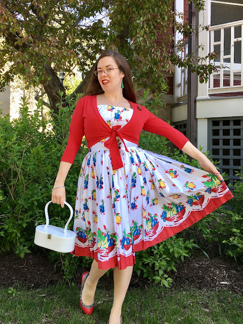 retrospec'd fruit basket dress a classic paradise