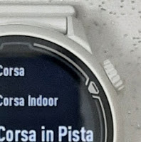 Coros Pace 2 - rotella navigazione menu