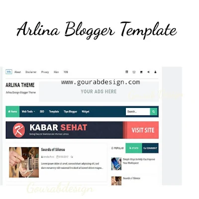 Arlina Blogger Template Premium And Latest Version