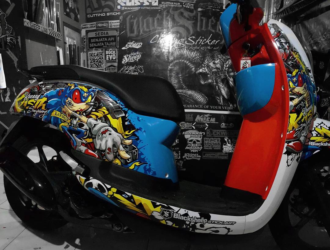 68 Gambar Stiker Motor Beat Keren Terbaru Dan Terkeren Daun Motor