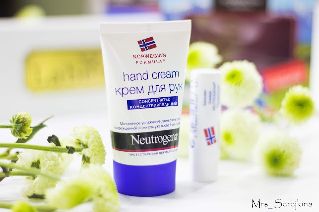 Neutrogena Norwegian formula Concentrated hand cream and Lip balm