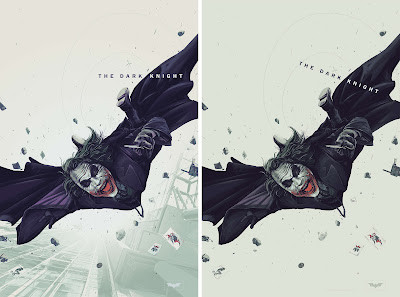 San Diego Comic-Con 2020 Exclusive The Dark Knight Screen Print by Oliver Barrett x Mondo