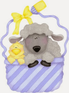 Free Printable image of Ducks and Sheep for Babies.