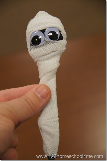lazarus mummy craft for kids
