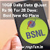 10GB Daily Data @Just Rs 96 For 28 Days: Bsnl New 4G Plans