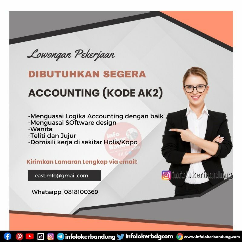 Lowongan Kerja Accounting East Mfc Bandung Agustus 2022